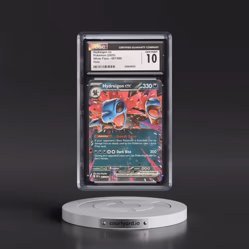 2025 White Flare - WHT EN #067/086 Hydreigon ex - Holo (CGC 10 GEM MINT)