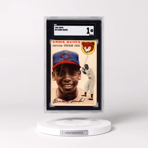 1954 Topps #94 Ernie Banks (SGC 1 PR)