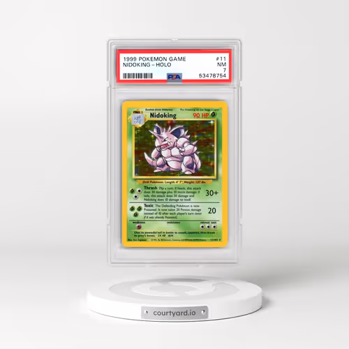 1999 Pokémon Game #11 Nidoking - Holo (PSA 7 NM)