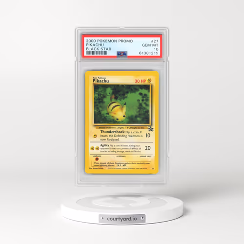 2000 Pokémon Promo Black Star #27 Pikachu (PSA 10 GEM MINT)