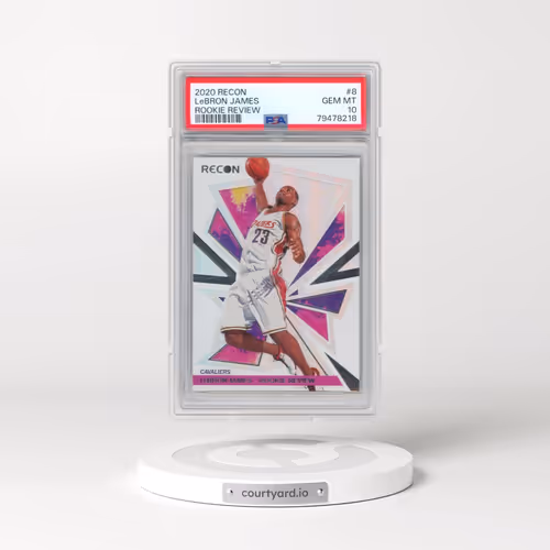 2020 Panini Recon Rookie Review #8 LeBron James (PSA 10 GEM MINT)