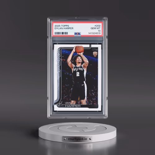 2025 Topps #202 Dylan Harper (PSA 10 GEM MINT)