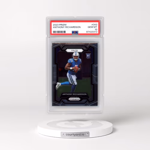 2023 Panini Prizm #343 Anthony Richardson (PSA 10 GEM MINT)