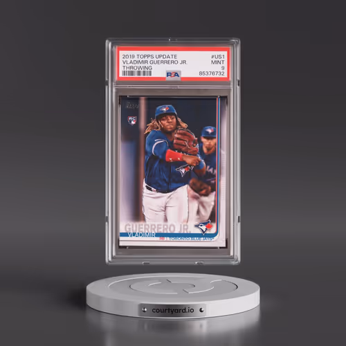 2019 Topps Update #US1 Vladimir Guerrero Jr. - Throwing (PSA 9 MINT)
