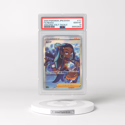 2020 Pokémon Sword & Shield Amazing Volt Tackle #111 Nessa - Full Art (PSA 10 GEM MINT)