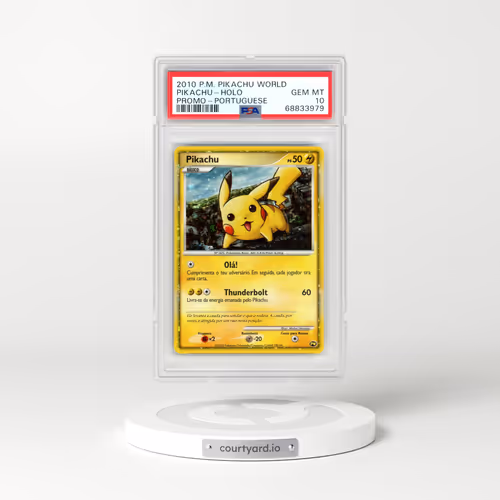 2010 Pokémon Pikachu World Promo Pikachu - Holo (PSA 10 GEM MINT)