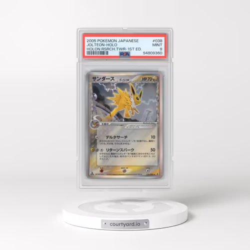 2005 Pokémon Holon Research Tower #038 Jolteon - 1st Edition Holo (PSA 9 MINT)