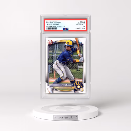 2025 Bowman Paper Prospects #BP66 Jesus Made (PSA 10 GEM MINT)