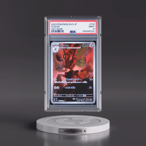 2023 Pokémon SV3-Ruler of the Black Flame #116 Scizor - Art Rare (PSA 9 MINT)