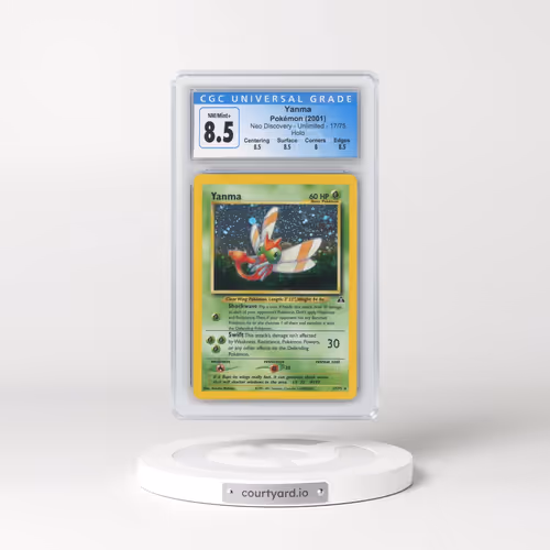 2001 Neo Discovery #17/75 Yanma - Holo (CGC 8.5 NM-MT+)