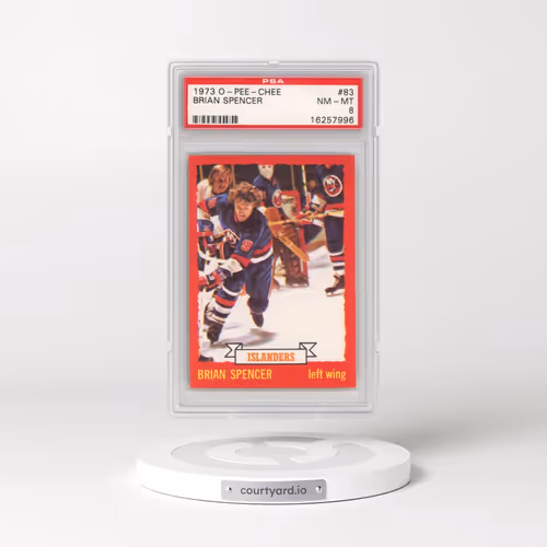 1973 O-Pee-Chee #83 Brian Spencer (PSA 8 NM-MT)