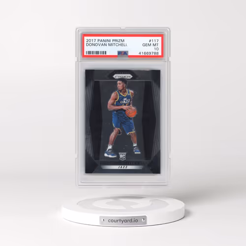 2017 Panini Prizm #117 Donovan Mitchell (PSA 10 GEM MINT)