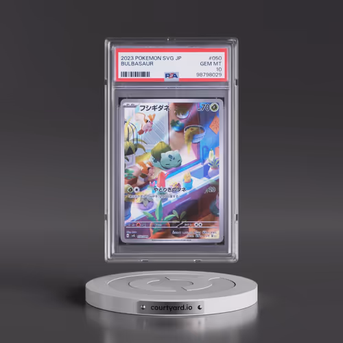 2023 Pokémon Svg-Venusaur & Charizard & Blastoise Special Deck Set EX #050 Bulbasaur (PSA 10 GEM MIN