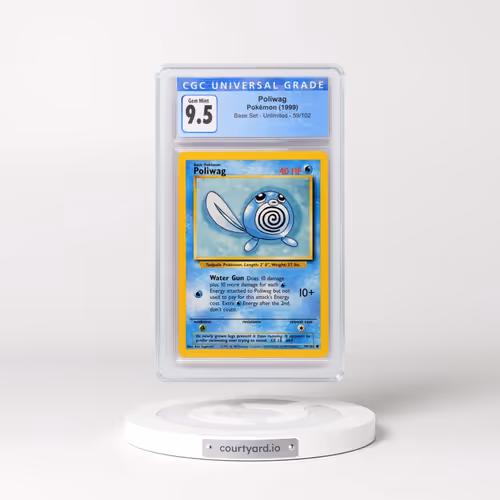 1999 Base Set #59/102 Poliwag (CGC 10 GEM MINT)