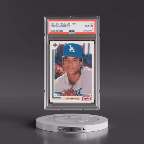 1991 Upper Deck Final Edition #2F Pedro Martinez (PSA 8 NM-MT)