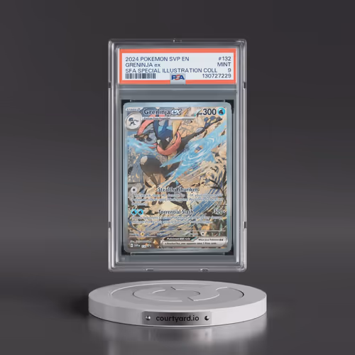 2024 Pokémon Svp EN-SV Black Star Promo #132 Greninja EX - Holo Shrouded Fable Special Illustration