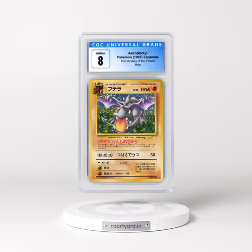 1997 The Mystery of the Fossils Aerodactyl - Holo (CGC 8 NM-MT)