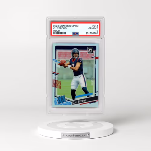 2023 Panini Donruss Optic #244 CJ Stroud - Holo (PSA 10 GEM MINT)