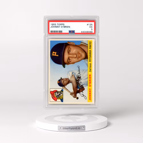 1955 Topps #135 Johnny O'Brien (PSA 5 EX)