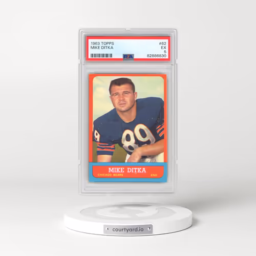 1963 Topps #62 Mike Ditka (PSA 5 EX)