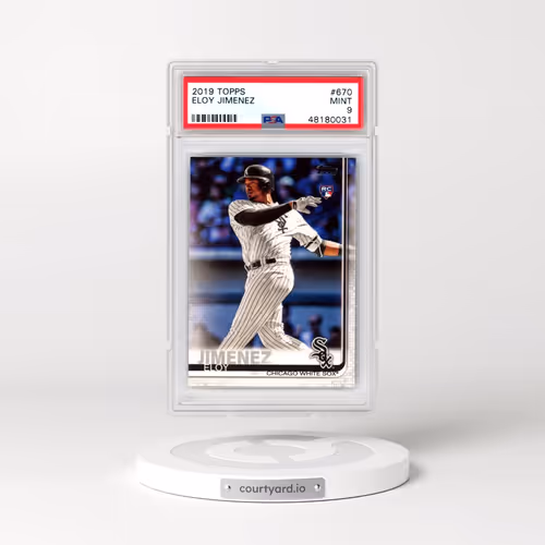 2019 Topps #670 Eloy Jimenez (PSA 9 MINT)