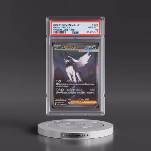 2025 Pokémon M1l-Mega Brave #089 Mega Absol EX - Holo Special Art Rare (PSA 10 GEM MINT)