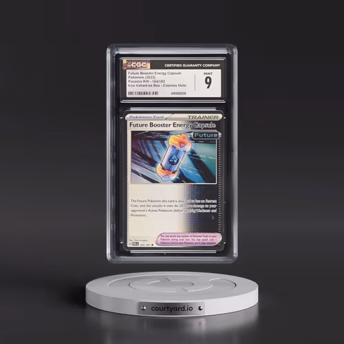 2023 Paradox Rift - PAR EN #164/182 Future Booster Energy Capsule - Iron Valiant ex Box Cosmos Holo