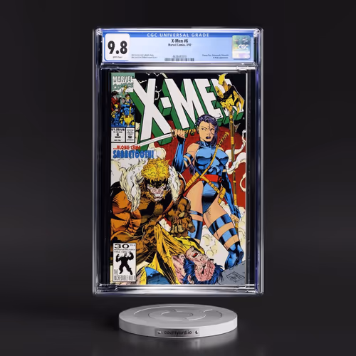 X-Men #6 CGC 9.8 White Pages (Marvel Comics, 3/92)