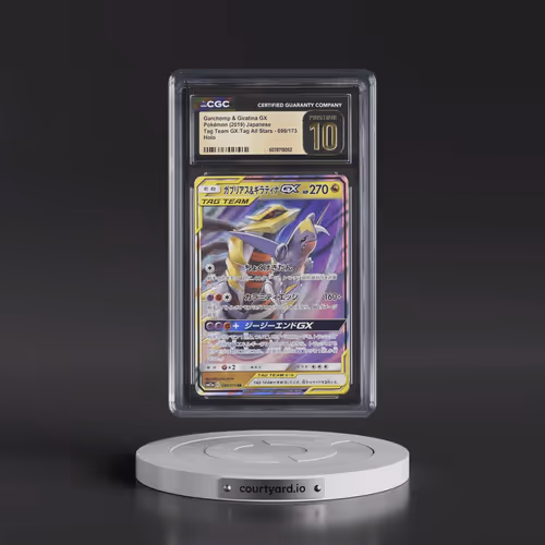 2019 Tag Team GX: Tag All Stars #099/173 Garchomp & Giratina GX - Holo (CGC 10 PRISTINE)