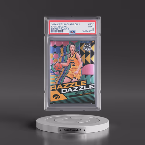 2024 Panini Caitlin Clark Collection Razzle Dazzle #RD2 Caitlin Clark (PSA 9 MINT)