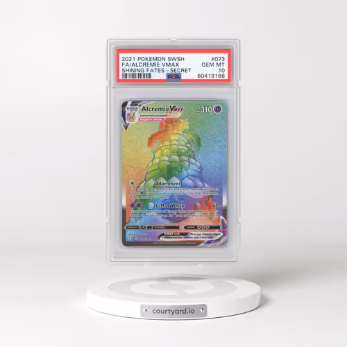 2021 Pokémon Sword & Shield Shining Fates #073 Alcremie Vmax - Full Art Secret (PSA 10 GEM MINT)