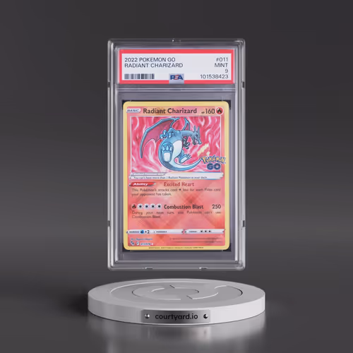 2022 Pokémon Go #011 Radiant Charizard - Holo (PSA 9 MINT)