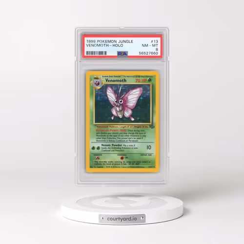 1999 Pokémon Jungle #13 Venomoth - Holo (PSA 8 NM-MT)