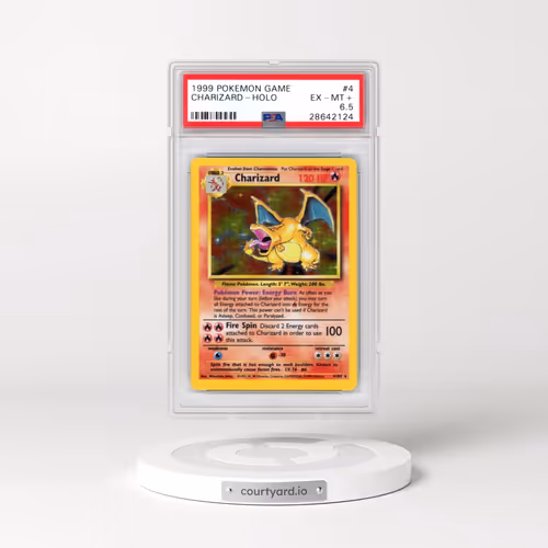 1999 Pokémon Game #4 Charizard - Holo (PSA 6.5 EX-MT+)