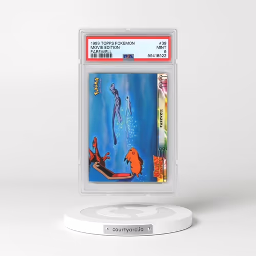 1999 Topps Pokémon the Movie Edt #39 Movie Edition - Farewell (PSA 9 MINT)