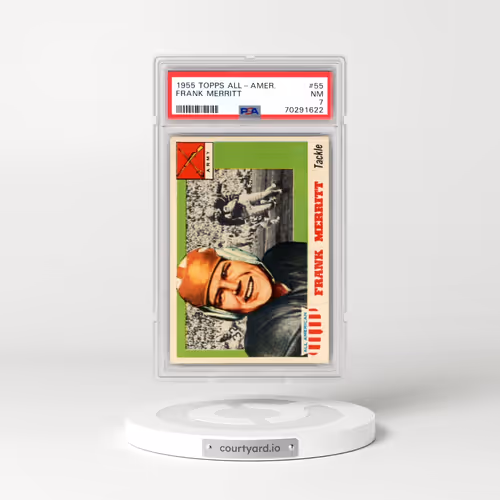 1955 Topps All-Amer. #55 Frank Merritt (PSA 7 NM)