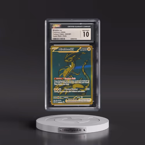 2024 Paldean Fates - PAF EN #243/091 Miraidon ex - Hyper Rare Holo (CGC 10 GEM MINT)