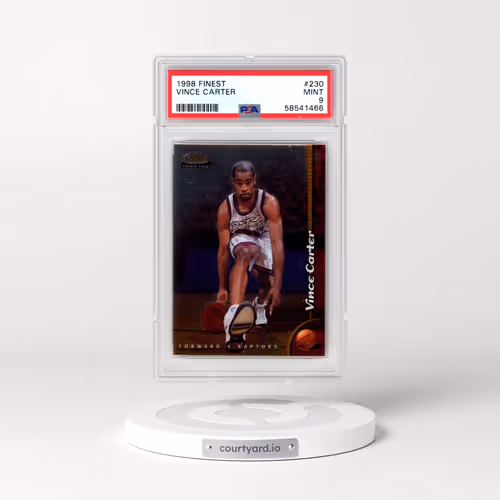 1998 Finest #230 Vince Carter (PSA 9 MINT)