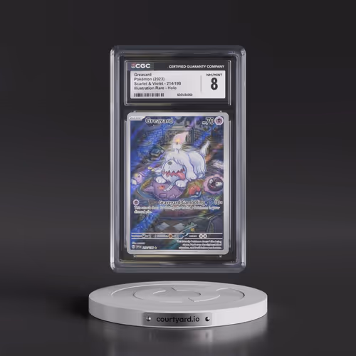 2023 Scarlet & Violet #214/198 Greavard - Illustration Rare Holo (CGC 8 NM-MT)