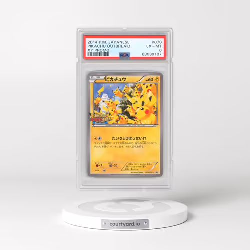 2014 Pokémon XY Promo #70 Pikachu Outbreak! (PSA 6 EX-MT)