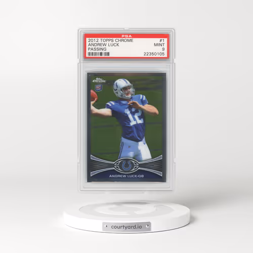 2012 Topps Chrome #1 Andrew Luck - Passing (PSA 9 MINT)
