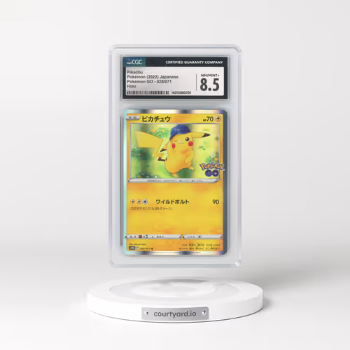 2022 Pokémon GO #028/071 Pikachu - Holo (CGC 8.5 NM-MT+)