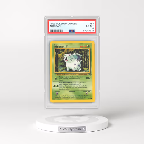 1999 Jungle #57 Nidoran (F) (PSA 6 EX-MT)