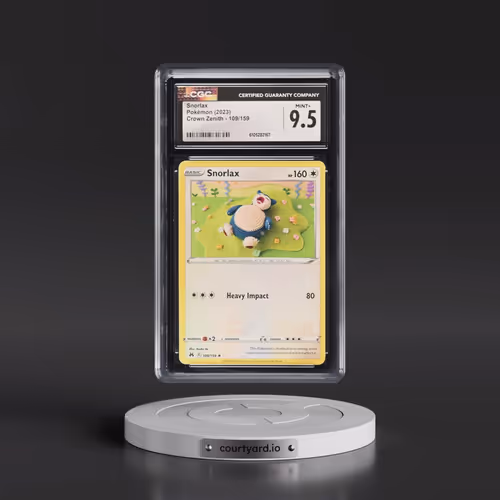 2023 Crown Zenith #109/159 Snorlax (CGC 9.5 MINT+)