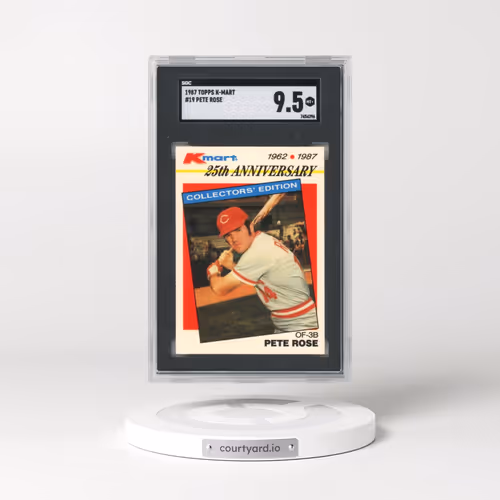 1987 Topps K-Mart #19 Pete Rose (SGC 9.5 MINT+)