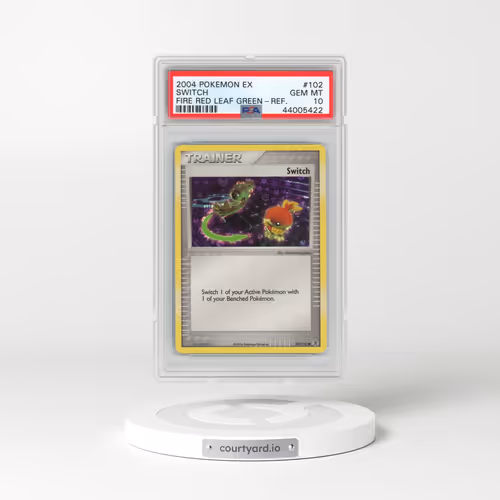 2004 Pokémon EX Fire Red & Leaf Green #102 Switch - Reverse Foil (PSA 10 GEM MINT)