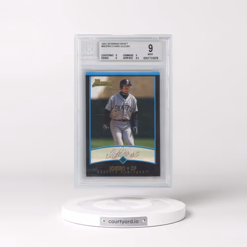 2001 Bowman Draft Picks #84 Ichiro Suzuki (BGS 9 MINT)