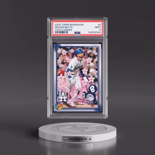 2025 Topps Takashi Murakami + MLB World Tour Tokyo Series #5 Mookie Betts (PSA 9 MINT)