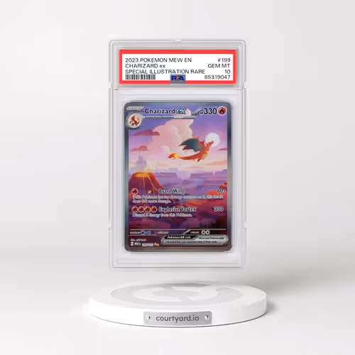 2023 Pokémon Mew EN-151 #199 Charizard EX - Holo Special Illustration Rare (PSA 10 GEM MINT)