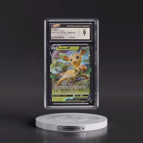 2017 Black Star Promos - Sword & Shield #SWSH194 Leafeon V - Holo Leafeon VSTAR Special Collection (
